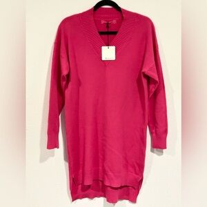 Z Studio Long Pink Sweater Dress One Size